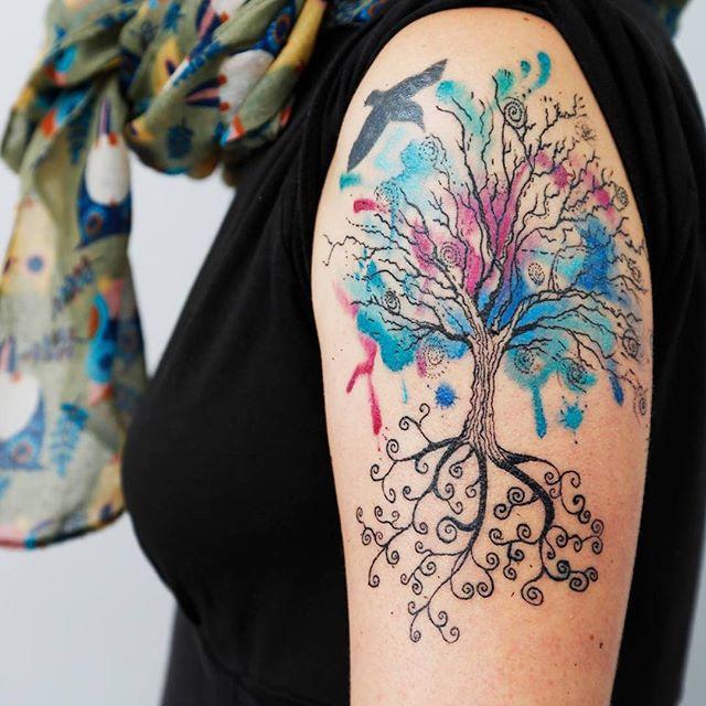 tatuaggio albero  119